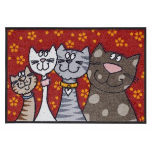 Salonlöwe Fußmatte Katzenfamilie