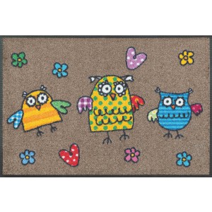 Teppich Kinderzimmer wash+dry Fulanitos Owls waschbar