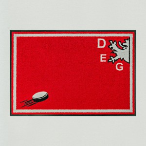 Eishockey Düsseldorf 85x115cm mit Trittrand (Restposten)
