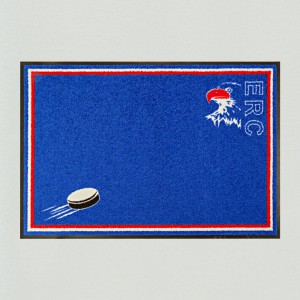 Eishockey Mannheim 85x115cm mit Trittrand (Restposten)