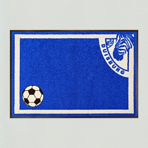 Fußmatte Fußball Duisburg waschbar