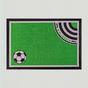 Fußmatte Fußball Gladbach 85x115cm mit Trittrand Sonderposten