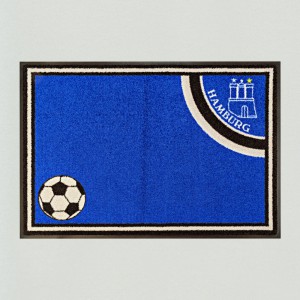 Fußball Hamburg 85x115cm mit Trittrand (Restposten)