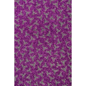 Fussmatte Schmutzfangmatte Aubergine waschbar