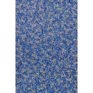 Fußmatte Schmutzfangmatte mittelblau waschbar