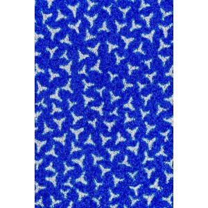 Schmutzfangmatte Fußmatte royalblau waschbar