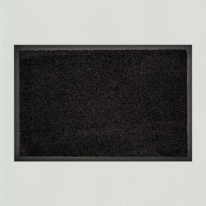 Fußmatte waschbar schwarz