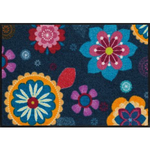 Schmutzfangmatte Bohemian Flower waschbar Salonlöwe