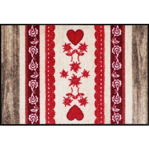 Schmutzfangmatte waschbar Salonlöwe Heart Wood