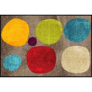 Schmutzfangmatte Broken Dots colourful waschbar Salonlöwe Fußmatte
