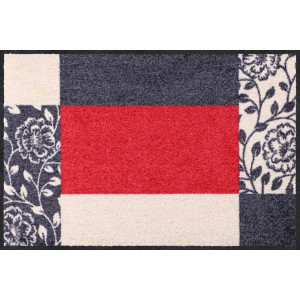 Schmutzfangmatte Frame red waschbar Salonlöwe Fußmatte