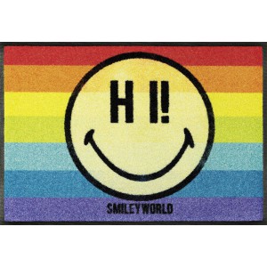 Teppich Kinderzimmer wash+dry Smiley Rainbow waschbar Detailansicht
