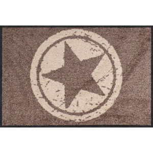 salonlöwe-fussmatte-wohnung-eingangsbereich-star-brown-waschbar