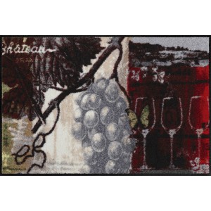 Schmutzfangmatte Chateau Grand Vin waschbar Salonlöwe