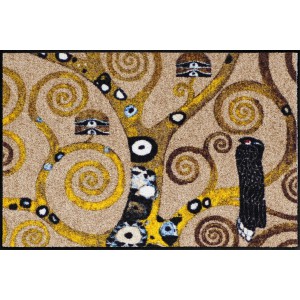 Schmutzfangmatte Klimt Lebensbaum waschbar Salonlöwe