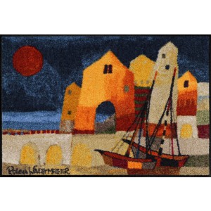 Fußmatte Salonlöwe Rosina Wachtmeister Sunset Glow waschbar