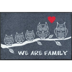 Fußmatte We are Family waschbar Detailansicht