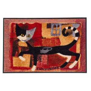 Fußmatte Rosina Wachtmeister Katzenmotiv waschbar