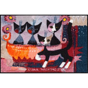 Schmutzfangmatte Rosina Wachtmeister Katzen waschbar