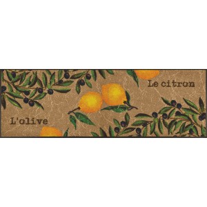 Küchenläufer Schmutzfangmatte Le Citron wash+dry waschbar Ansicht