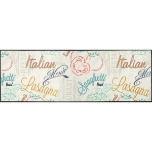 Küchenläufer Schmutzfangmatte Menu Italiano wash+dry waschbar Ansicht