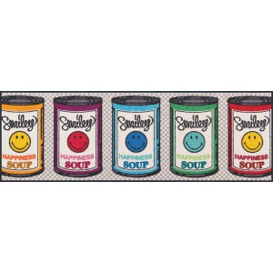 Küchenläufer Schmutzfangmatte Smiley Happiness Soup wash+dry waschbar Ansicht