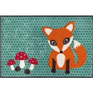 Fußmatte wash+dry Lee the little Fox waschbar Detailansicht