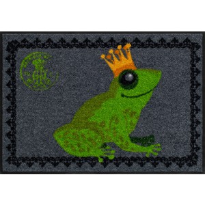 Schmutzfangmatte Salonlöwe Froschkönig waschbar