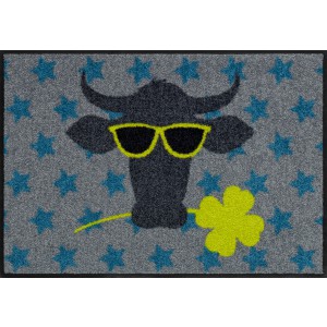 Schmutzfangmatte Funky Cow Salonlöwe waschbar