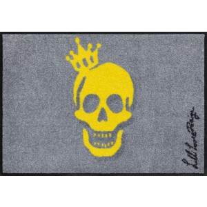 Teppich Kinderzimmer Neonskull waschbar