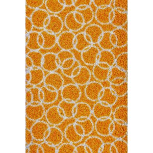 Schmutzfangmatte Fußmatte Ringe hellorange