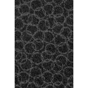 Schmutzfangmatte Fußmatte Ringe schwarz waschbar