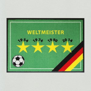 Fußmatte Fußball WM Sterne 1